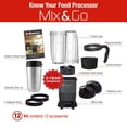 thumbnail image 4 of Licuadora Personal Koblenz Mix&Go Batidora Portátil, 1000 Watts, Kit Completo, 12 Accesorios con 2 V, 4 of 7