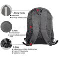 thumbnail image 4 of Football Backpack Soccer Backpack Children School Backpack Soccer Pattern Book Bags, 4 of 5