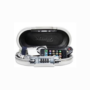 Portable Safe, Resettable Combination, White