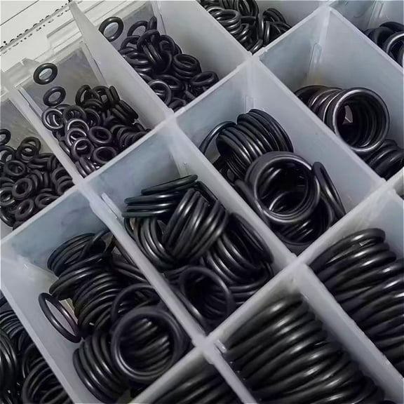 1200 Pcs O Ring Kit,24 Sizes Nitrile Rubber O Rings Assortment Kit for Plumbing, Resist to Oil, Heat and High Pressure