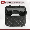 thumbnail image 7 of Unique Bargains Car Trash Can w/ Barrel Foldable Portable Front Rear Seat Trash Bin 1 Pc Black, 7 of 7