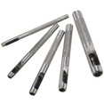 thumbnail image 2 of 5Pc Hole Leather Belt Cutter Craft Hollow Punch & 1x 4 in 1 8 Inch Carbon Steel Carpentry Wood Rasp File Mill Tool 200mm, 2 of 7