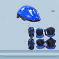 thumbnail image 1 of Kit de Protection Planche à Roulettes, 7 Pcs Protection Casque Genouillères Coudières Genouillères Protège-Poignets Clarté Remarquable, 1 of 3