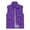 Purple, variant on CCRFTGI Vest for Men Golf Lightweight Outdoor Sleeveless Windproof Running Softshell Zip Up Jacket With Multi-Pockets Hiking Sports Travel Waterproof Windbreaker Vest Orange XXL