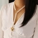 thumbnail image 3 of Fiudx Collar En Perlas, Apto para Clavícula, Accesorio En Suéter, Alegría En Perlas Antialérgicas Sin Níquel, Ideal En Bodas, Uso Informal, Ideal En Regalo Mujer, Hecho En Cuentas de Vidrio., 3 of 7