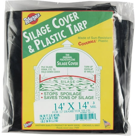 

Warp s 14 Ft. X 14 Ft. Coverall Polyethylene 3 Mil. Silage Cover