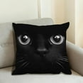 thumbnail image 6 of Cute Animal Cat Throw Pillow Cover 18x18 Inch Cat Dog Printed Throw Pillow Covers Decorations Animals Decorative Cushion Cases Home Décor for Couch Bed Sofa Bedroom, 6 of 6