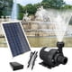 thumbnail image 1 of Kits de bomba de agua sin escobillas de jardín de bajo ruido de 50W 800L/H DC 12V con panel solar Hugtrwg  Nuevos Originales, 1 of 9