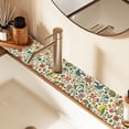 thumbnail image 2 of Yayeee Faucet Mat for Kitchen Sink 14.7" Diatomite Long Splash Guard Pad, Beige Cartoon Animals, 2 of 7