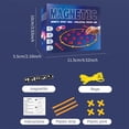 thumbnail image 3 of Juego de ajedrez magnético YOUSIM juego de mesa magnético para niños y adultos, 3 of 5