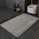 thumbnail image 2 of Alfombrilla de baño antideslizante absorbente de agua, alfombra de baño, felpudo de secado rápido, 45 cm x 70 cm, letra café, 2 of 4