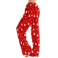 thumbnail image 5 of Riecok Womens Pajama Pants Christmas Elastic Waist Straight Leg Pajama Bottoms Cute Print Trendy Casual Lounge Pants Multicolor M, 5 of 7