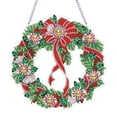 thumbnail image 1 of Cinta de pegatinas navideñas de 1M, pintura de diamante artesanal, cinta decorativa navideña hecha a mano, cinta de vidrio autoadhesiva de Corte libre, manualidades, 1 of 4