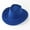 Blue, variant on Stylish Leather Cowboy Hat for Kids Parties Halloween Dress Up and Western Themed Events