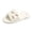 02_White, variant on GPOECD Cute Slippers for Women Fuzzy Open Toe Embroidery Slide Soft Non Warm Cozy Slippers for Winter.