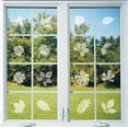 thumbnail image 1 of 20 piezas Adhesivos anticolisión para ventanas de gran tamaño Pegatinas con formas de hojas variadas Adhesivo transparente para ventana con alerta de pájaros para evitar que las personas y los pájaros, 1 of 5