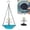 Sky Blue, variant on Harliver Solar Cascade Hanging Bird Bath, Outdoor Hanging Bird Bath with Solar Fountain, Large Humming Birds Baths Fountains, with Solars Pump & Glass Bowl, for Outdoor, Gardens (Black)
