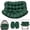 Dark Green, variant on JIAN YA NA Double Hanging Egg Chair Cushion Replacement, Outdoor Rocking Chair Cushions, 2-Person Papasan Seat Pad for Patio, Balcony, Garden (44 x 39 x 4 inch, Black)
