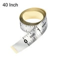 thumbnail image 2 of Uxcell Measuring Tape Polyester Adhesive Backed Tape 40" Length  Inch Scale for Workbench, 2 of 4