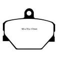 thumbnail image 1 of EBC DP21287 Plaquettes de Frein avant Greenstuff pour 08 Plus Smart Fortwo 1.0, 1 of 4