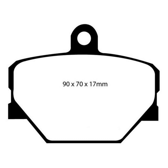 EBC DP21287 Plaquettes de Frein avant Greenstuff pour 08 Plus Smart Fortwo 1.0