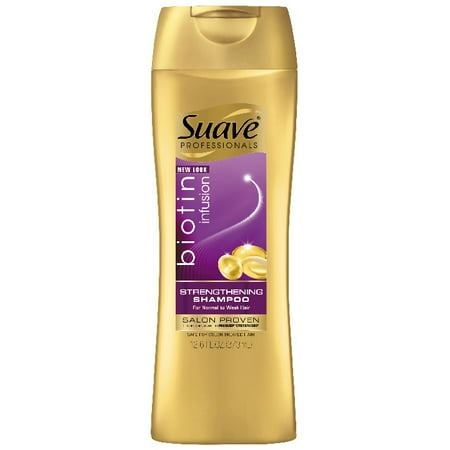 Suave Professionals Biotin Infusion Strengthening Shampoo, 12.6 oz