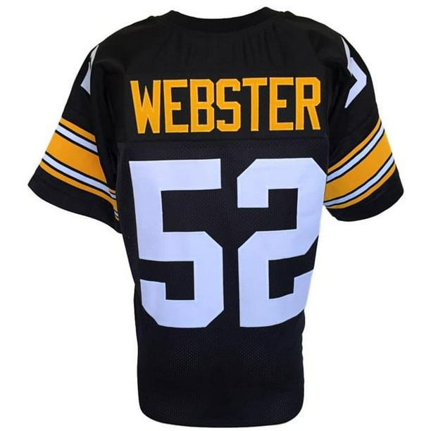 Sports Integrity 18395 Mike Webster Unsigned Custom Black Pro-Style Football Jersey - Extra Large