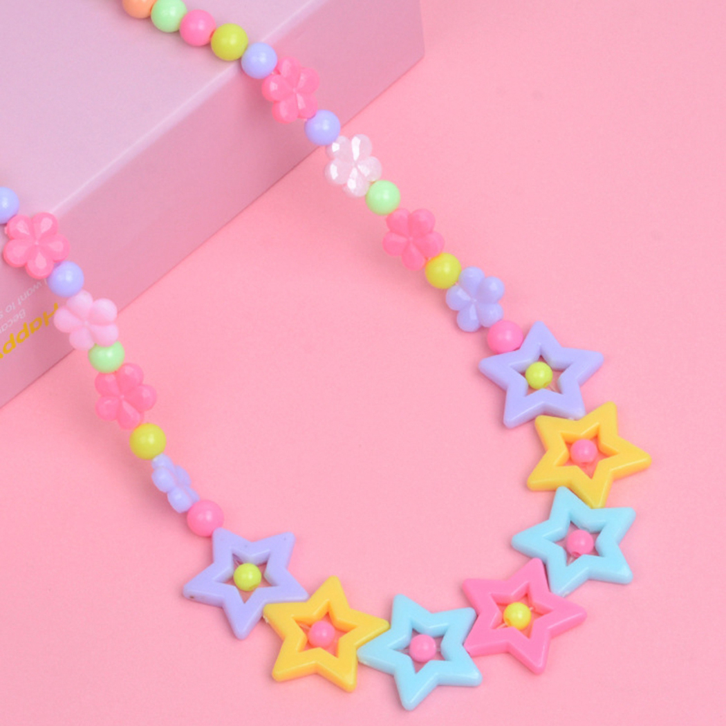 Kit 8 Paquets De Perles Acryliques Assorties - Formes Fleurs, Papillons, Cœurs, étoiles - Pour Création Bijoux DIY Bracelets, Colliers - 2