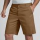 thumbnail image 2 of Pantalones cortos de lino con botones para hombre: cintura elástica, cordón, poliéster transpirable, pierna recta, tallas S-XXXL para primavera/verano, 2 of 5