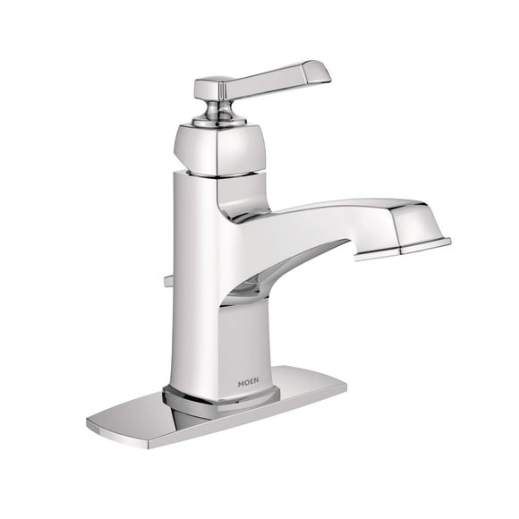 Moen 6200 Boardwalk Chrome one-Handle Bathroom Faucet