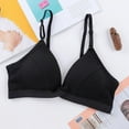 thumbnail image 2 of Women's Triangle Bra Cotton Bra Gathering Seamless Underwear Adjustable Shoulder Strap Without Steel Ring Beauty Back Wrapped Chest Sexy Underwear, 2 of 8
