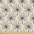 thumbnail image 1 of Vintage Palm Fabric by the Yard, Leaves with Pointy Petals in Pastel Colors Composition Print, Decorative Upholstery Fabric for Chairs & Home Accents, 10 Yards, Champagne Purpleblue by Ambesonne, 1 of 4