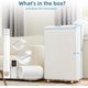 thumbnail image 5 of 12000 btu smart portable air conditioner - cools 350 - 450 sq ft quietly, stand-alone con remote control, 5 of 7