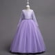 thumbnail image 1 of Vestido de novia de encaje con diamantes y minifalda para niña, vestido de princesa, vestido de actuación, 1 of 6
