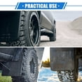thumbnail image 2 of Unique Bargains Mud Flaps Kit for Toyota Tacoma 2016-2023 Black Front and Rear Splash Guards with OEM Fender Flares, 2 of 6