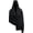 Black, variant on Medieval Black Padme Cape Shawl Post Apocalyptic Cloak Black Hooded Cowl