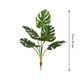 thumbnail image 3 of Decoración artificial de hoja de plátano, monstera y planta de filodendro para patio interior, salón y tapices de pared, adorno de plástico plástico verde de 31 pulgadas con hoja falsa, 3 of 6