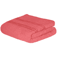 thumbnail image 2 of Toalla Baño Completo colores varios, 150x80cm - 620gr Suave Y Absorbente- Cenefa Bordada - NARANJA CORAL 8, 2 of 6
