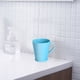 thumbnail image 4 of Dinheiro Vaso de baño con asa, vasos de plástico para cepillos de dientes para parejas, 4 of 5