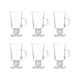 thumbnail image 1 of Juego De 6 Tazas Capuchino De Vidrio 250 Ml Vencort, 1 of 3