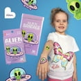 thumbnail image 5 of BioSwiss Bandages, Halloween Alien Shaped Self Adhesive Bandage, Latex Free Sterile Wound Care, 50 Count, 5 of 6