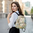 thumbnail image 6 of FORMRS Mini Backpack Purse for Women Travel Daypack Casual Shoulder Bag, Colorful Wildflowers, 6 of 7