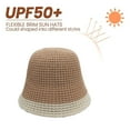 thumbnail image 4 of Sombrero de pescador plegable con circunferencia de 58-60 cm, sombrero de protección solar para mujer, sombrero de pescador sencillo a juego con colores, 4 of 6