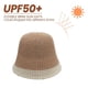 thumbnail image 4 of Sombrero de pescador plegable con circunferencia de 58-60 cm, sombrero de protección solar para mujer, sombrero de pescador sencillo a juego con colores, 4 of 6