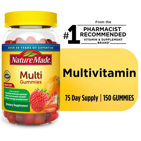 UPC 031604041724 product image for Nature Made Multivitamin Gummies  Gummy Vitamins for Nutritional Support  150 Co | upcitemdb.com