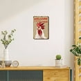 thumbnail image 5 of 1pc Rooster Metal Tin Sign Welcome To&nbsp;The&nbsp;Funny&nbsp;Farm Retro Poster Plaques with Quotes Vintage Wall Hanging, 5 of 8