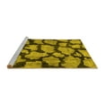 thumbnail image 2 of Ahgly Company Machine Washable Indoor Rectangle Persian Yellow Bohemian Area Rugs, 8' x 10', 2 of 4