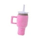 thumbnail image 3 of Juguete chirriante para perros, taza de peluche, juego de entrenamiento, juego interactivo, relleno de agua rosa, 3 of 9