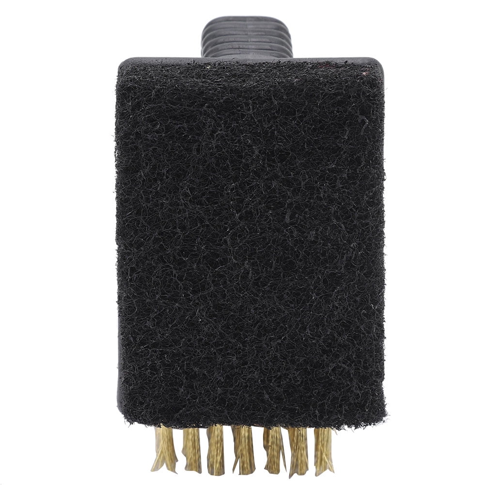 3 in 1 BBQ Grill Cleaning Brush Stainless Steel Bristles with Scraper and Sponge Multi-Function Grill Cleaner for Outdoor Cooking