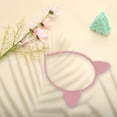 thumbnail image 6 of Unique Bargains 1 Pc Cute Frosted Cat Headbands for Women Pink, 6 of 6